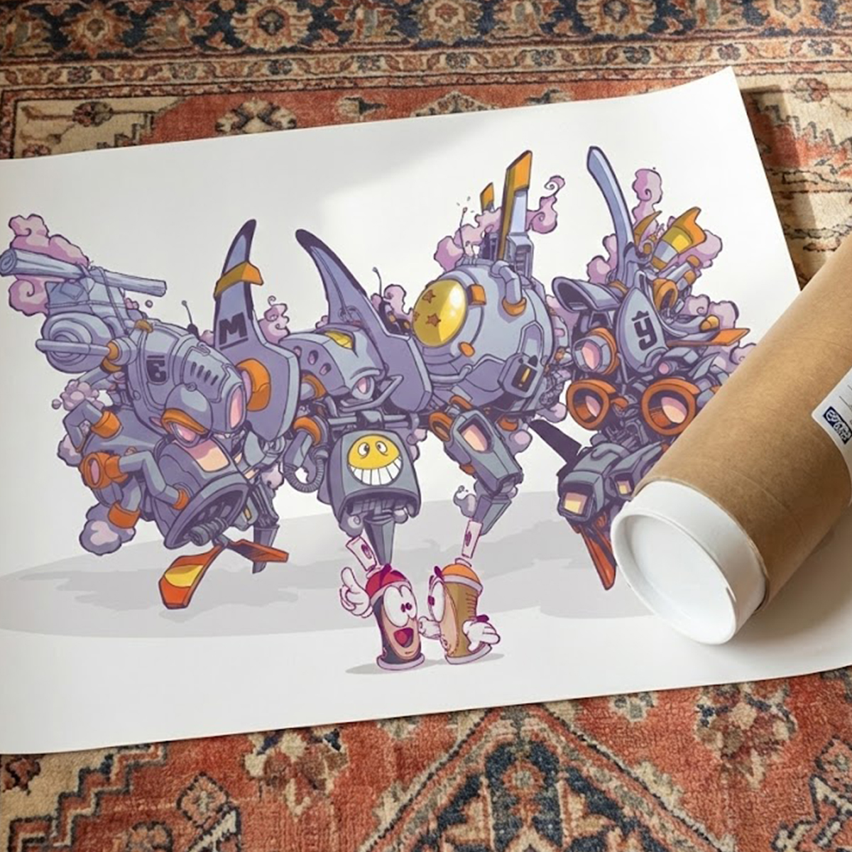 MechaMoy – Print street art inspiré de Dragon Ball – Image 2
